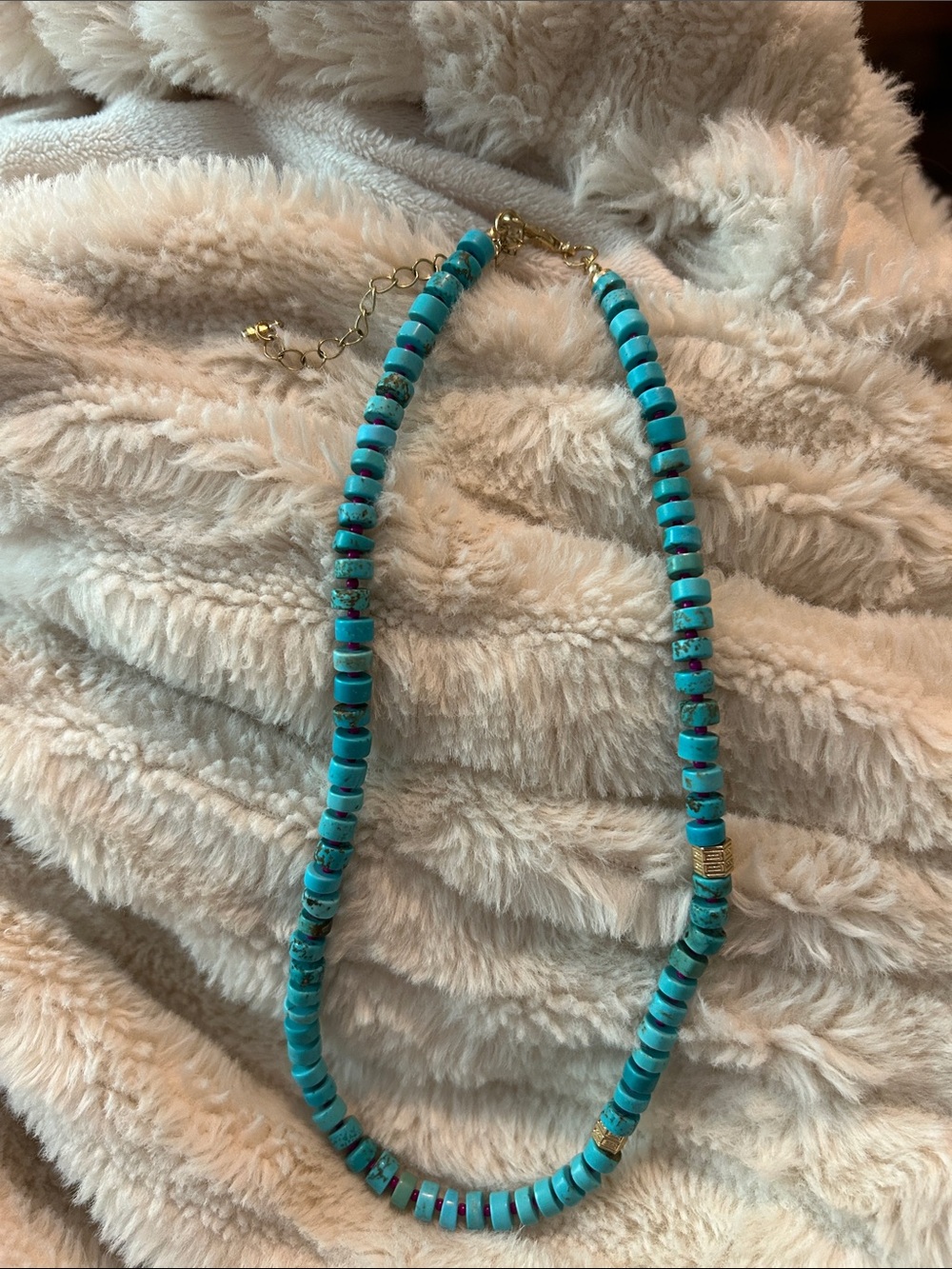 All You Need Is Love Gemstone Turquoise Necklace